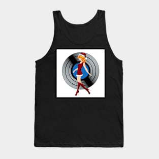 Christmas Party Emblem Tank Top